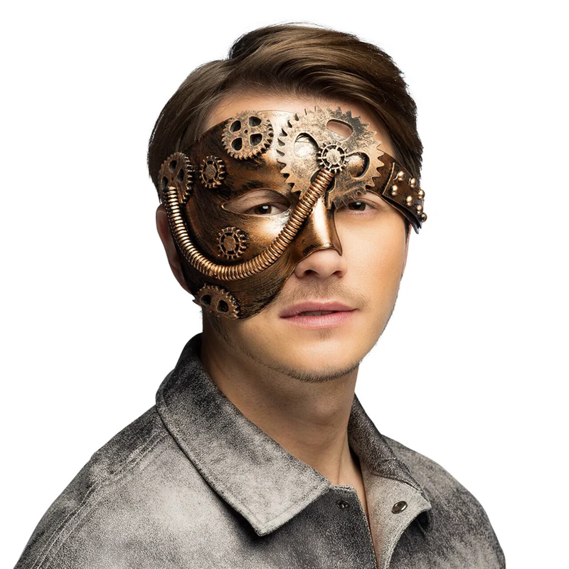 Operapunk Futuristisch Halfmasker