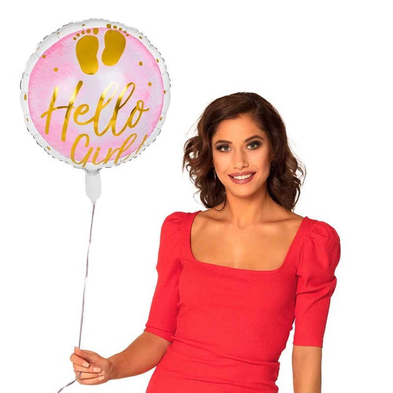 Folieballon Hello Girl!
