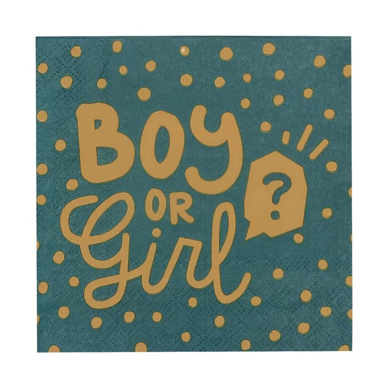 Servetten Boy Or Girl Gender Party