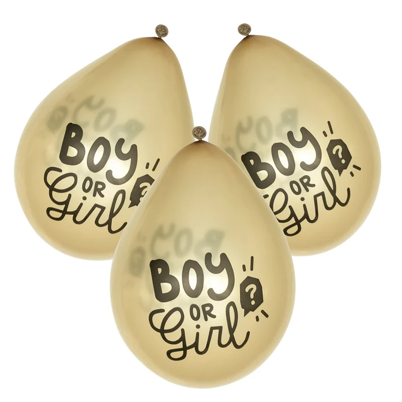 Set 6 Latex Ballonnen Boy Or Girl Gender Party