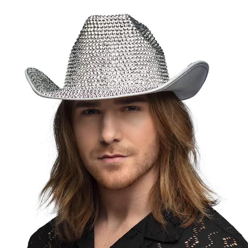 Divadivo Cowboyhoed Zilver High Quality