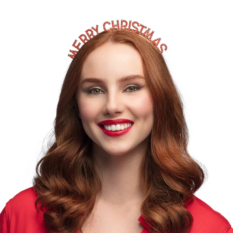 Metalen Diadeem merry Christmas