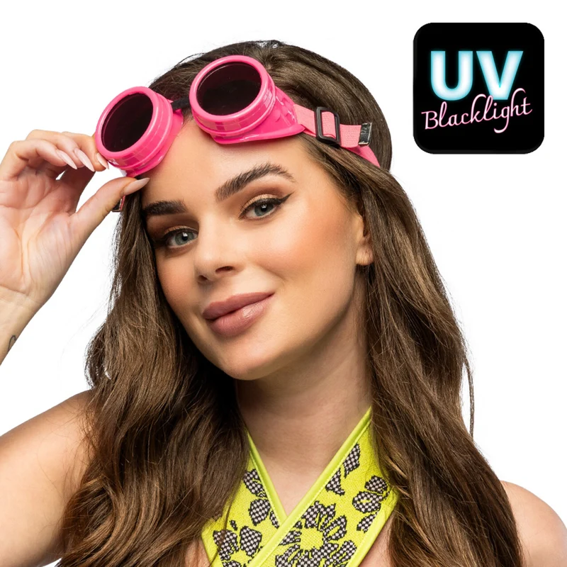 Tropical Party Duik Bril Neon Roze