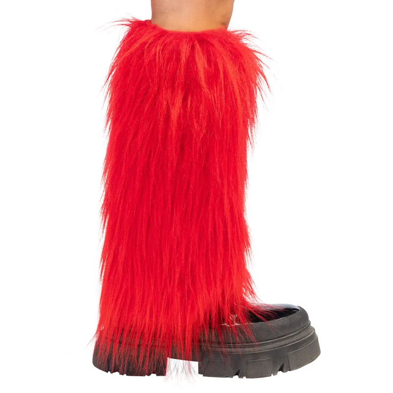Bontige Beenwarmers Rood
