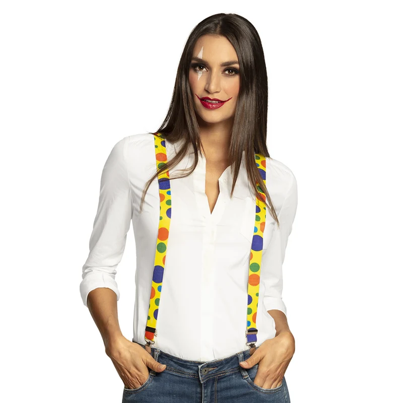 Vrolijke Bretels Clown Stippie Dot