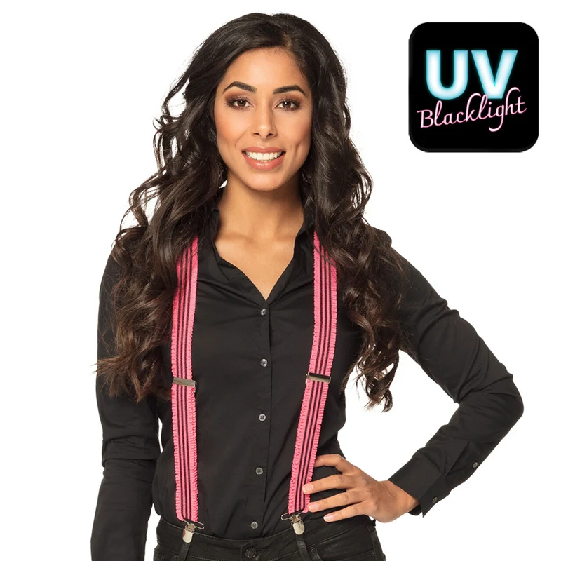 Bretels Neon Roze
