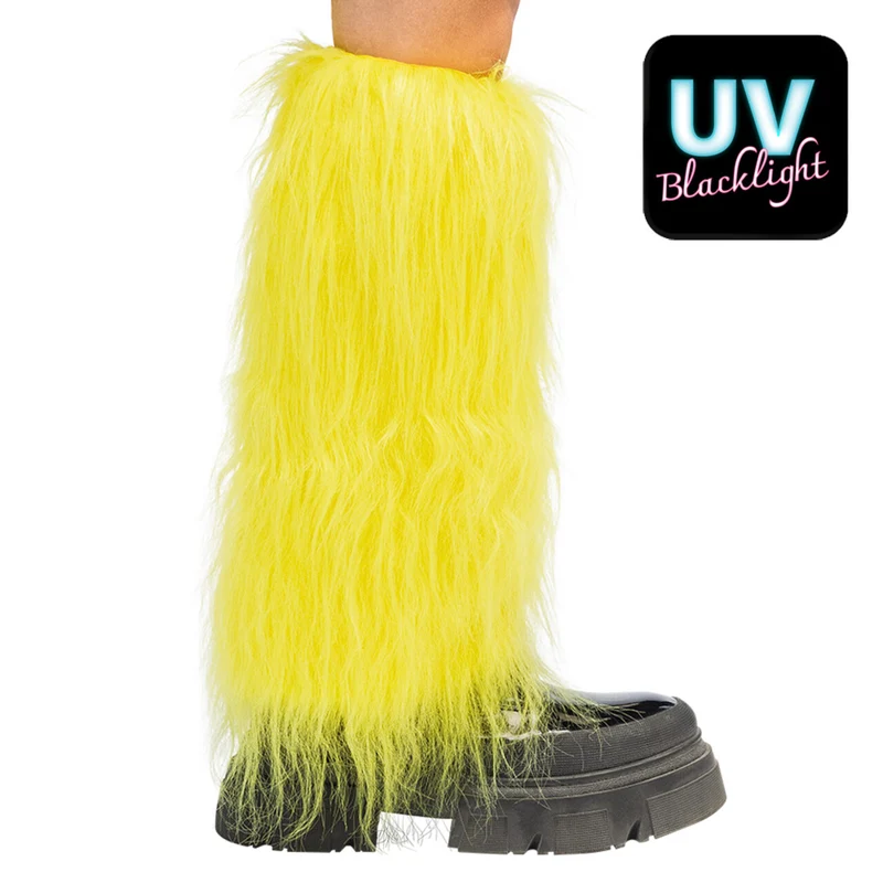 Bontige Beenwarmers Neon Geel