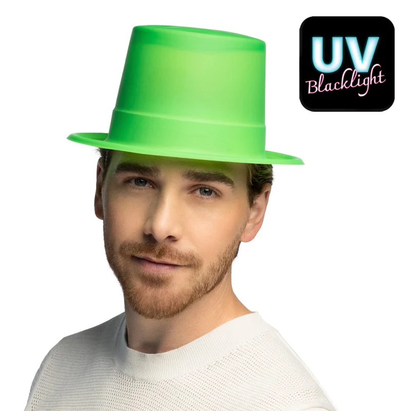 Hoed Show Topper Neon Groen