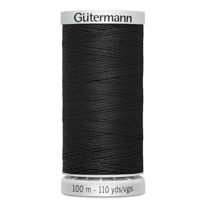 Gütermann naaigaren - Extra Sterk - zwart