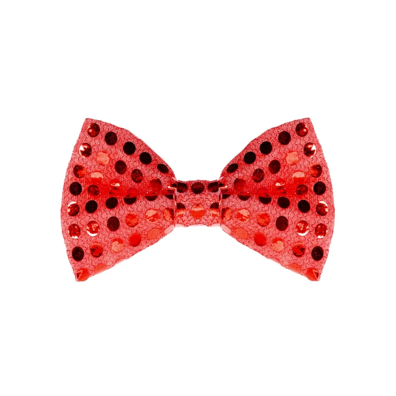 Dress To Impress Pailletten Vlinderstrik Rood