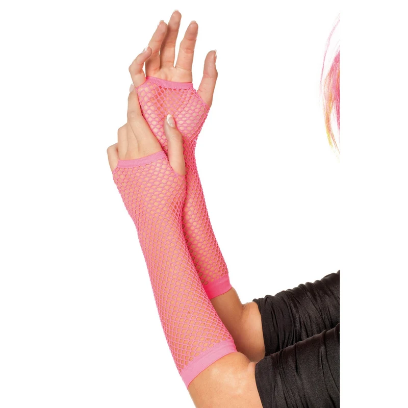 Vingerloze Handschoenen Visnet Roze