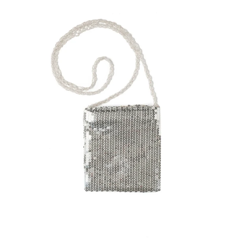 Handtas Gala Pailletten Zilver