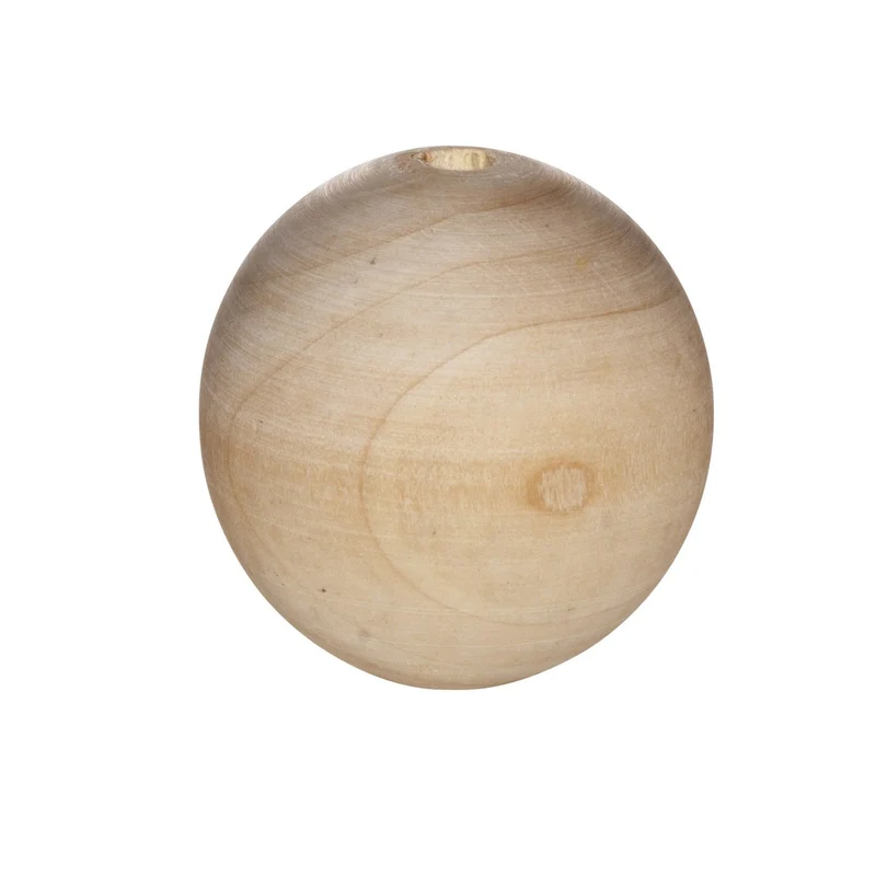 Houten kraal - 25 mm - 10 stuks