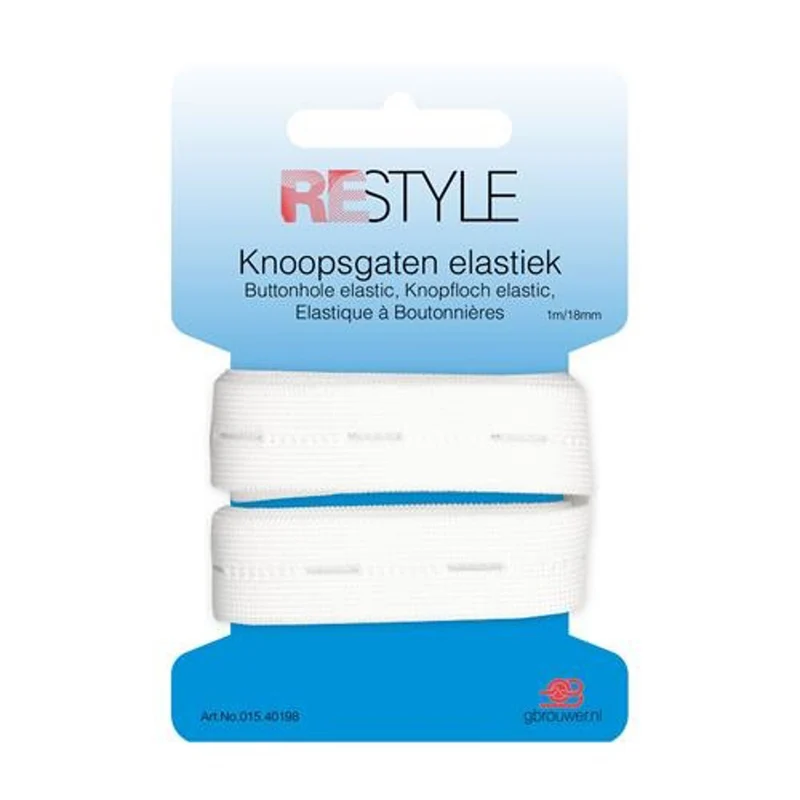 Brouwer knoopsgaten elastiek 009-18 mm/ 1 meter