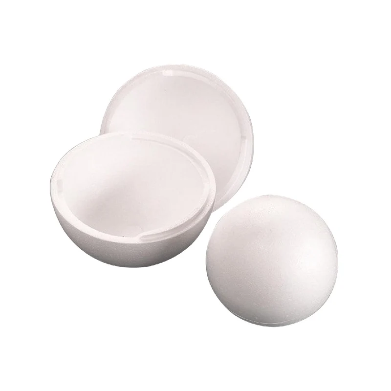 Piepschuim bal 2-delig - 20 cm