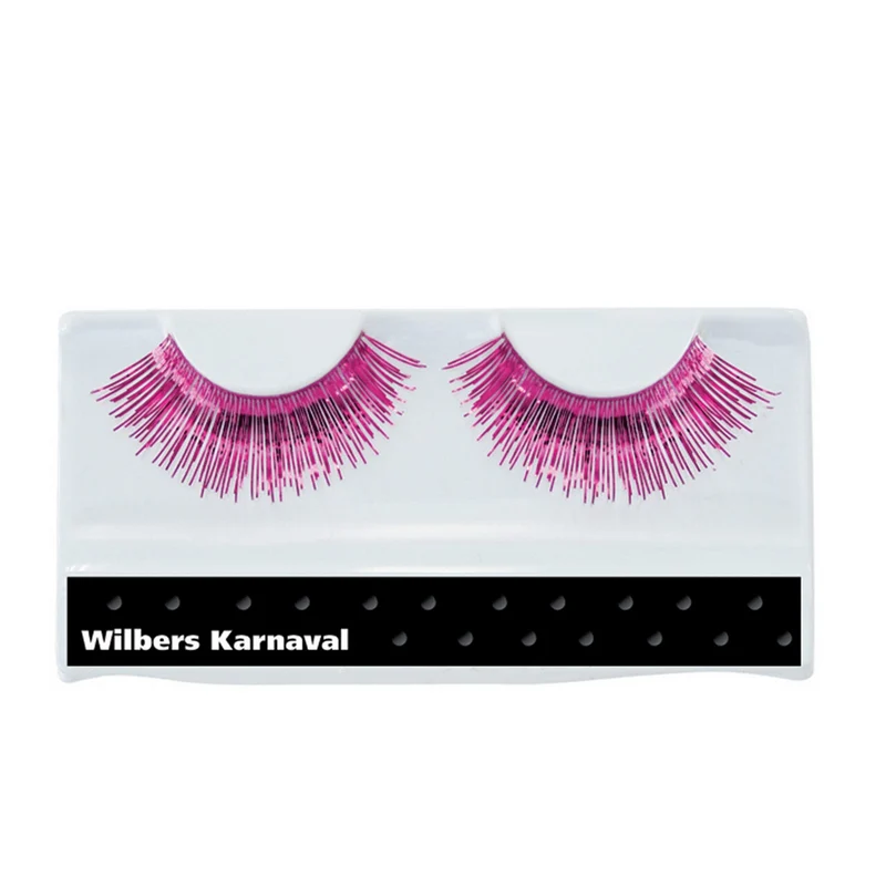 Feestelijke Roze Wimpers Glans