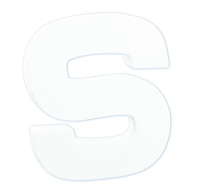 Décopatch - staande letter - 12 cm - S