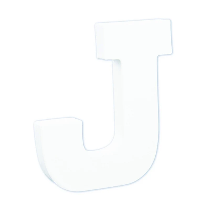 Décopatch - staande letter - 12 cm - J