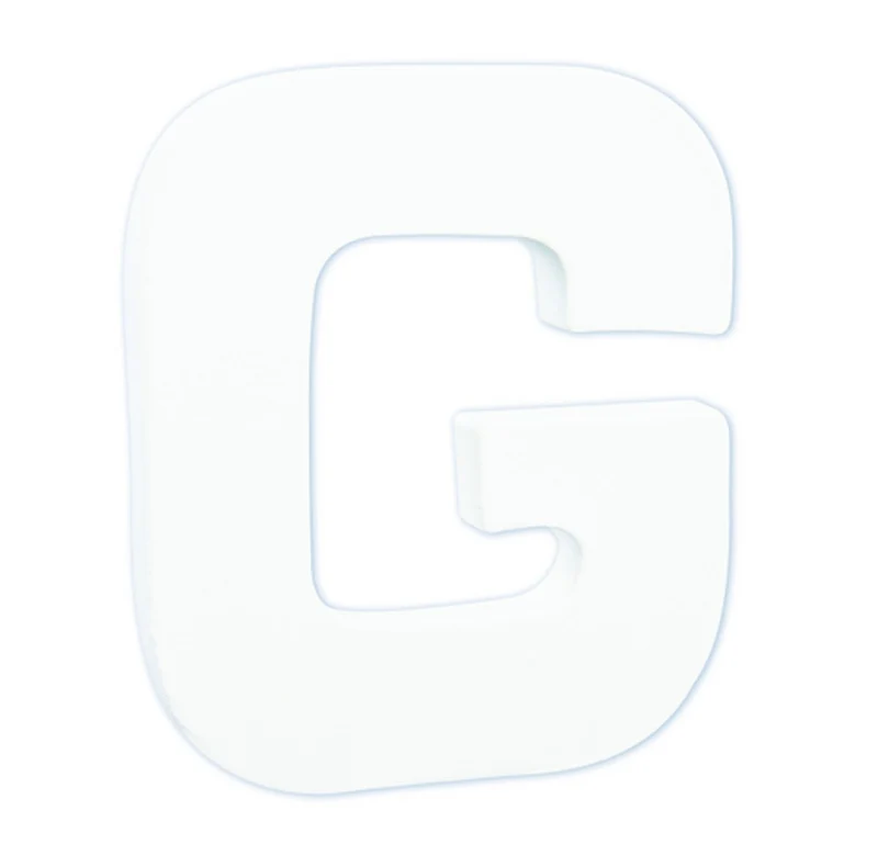 Décopatch - staande letter - 12 cm - G