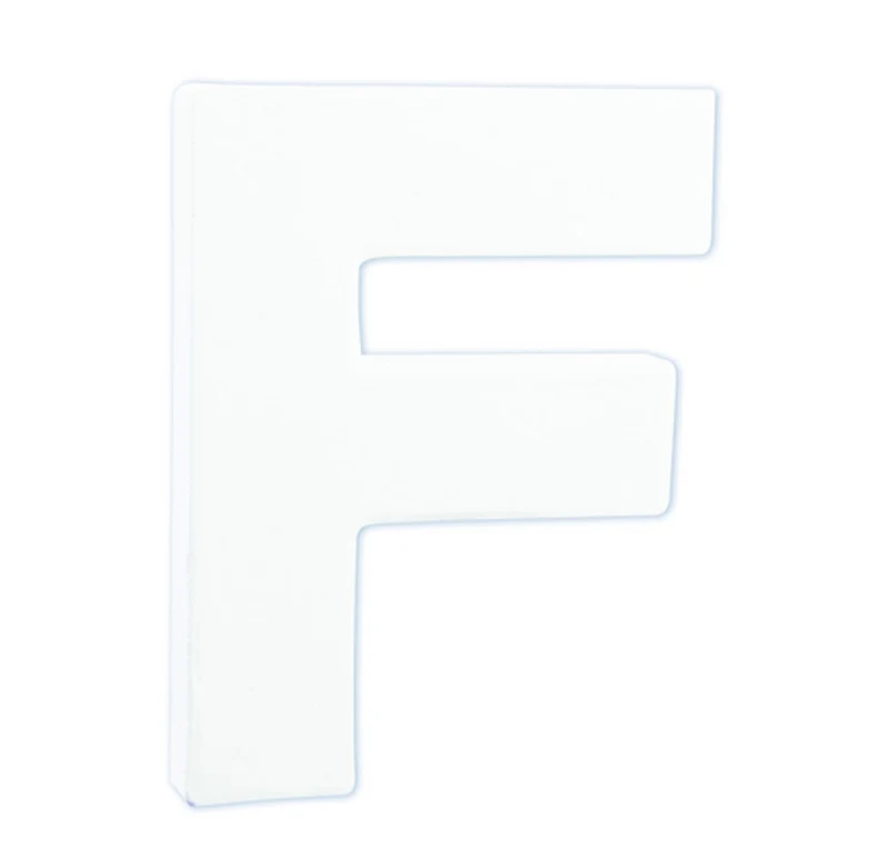 Décopatch - staande letter - 12 cm - F