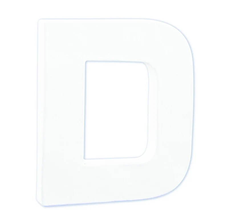 Décopatch - staande letter - 12 cm - D