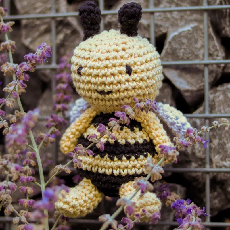 Hoooked DIY kit - Bee Honey - popcorn