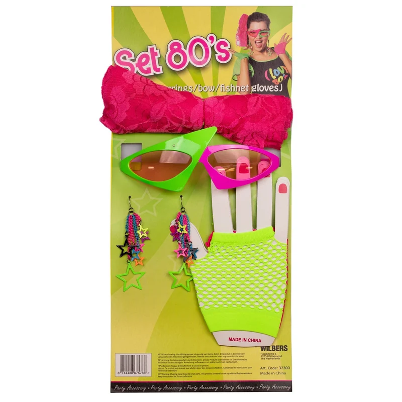Back To The 80S Neon Set