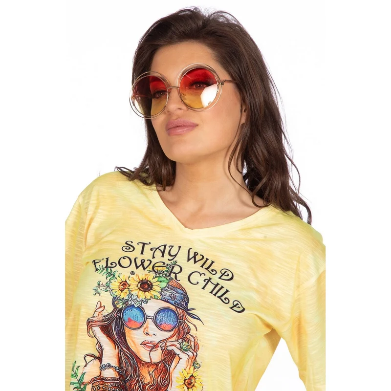 Enorm Grote Hippie Bril
