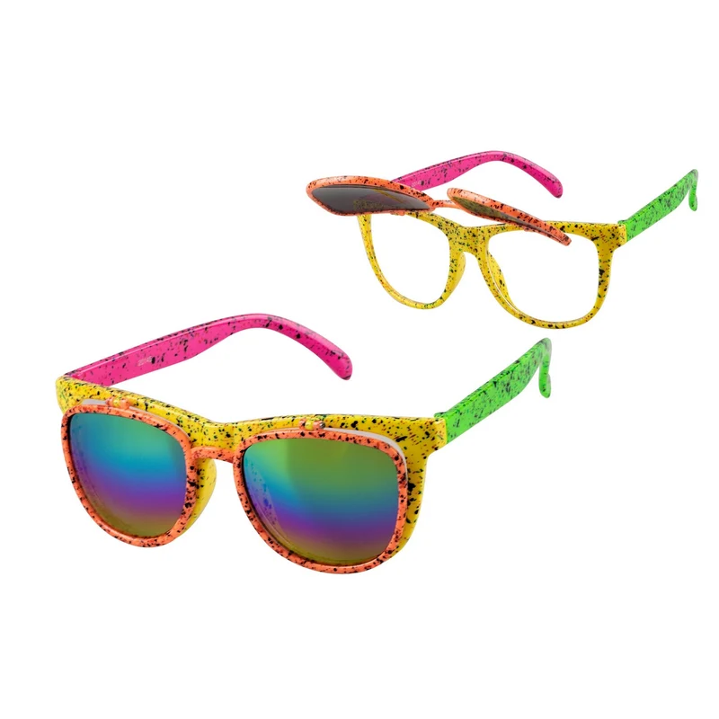 Bril 80S Hologram Met Klep