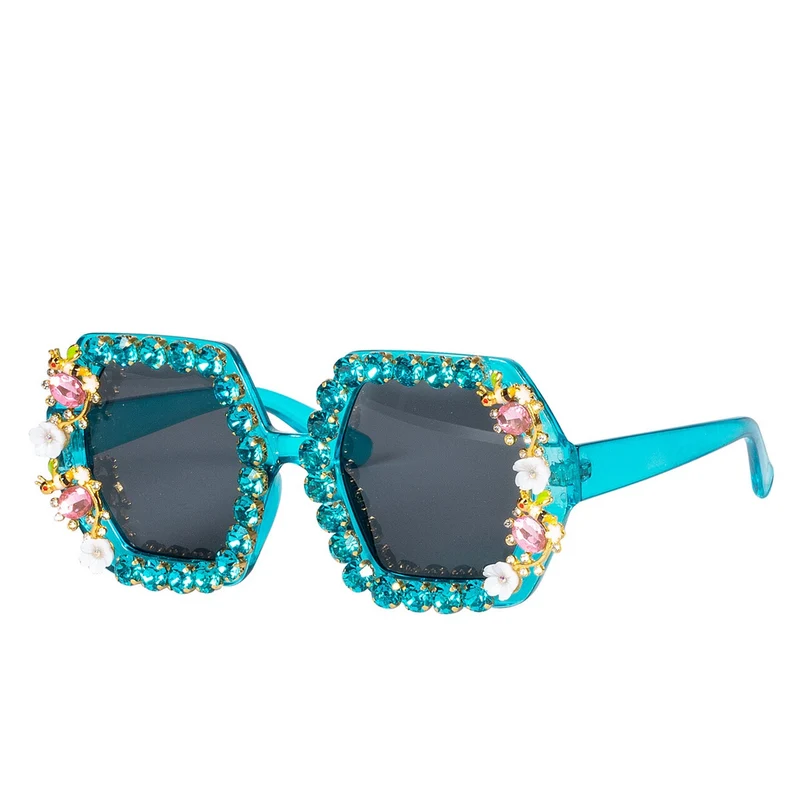 Grote Festival Met Steentjes Blauw