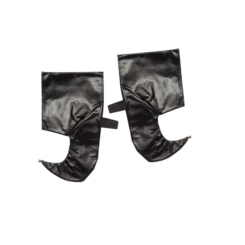 Elfenschoenen Lederlook Zwart