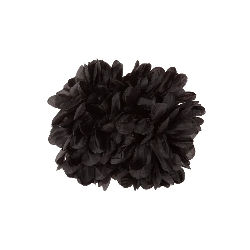 Haarclip Bloem Zwart Groot