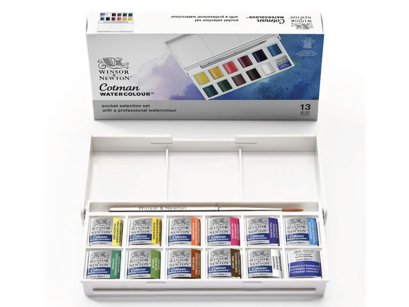 W&N Cotman Watercolour - pocketbox - basis