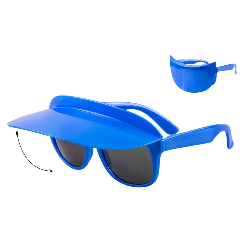 Bril Met Zonneklep Blauw