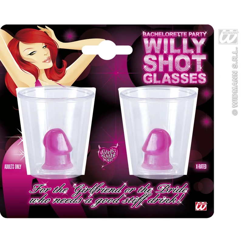 Set Van 2 Piemel Glaasjes