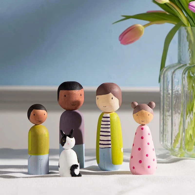 een peg dolls gezin