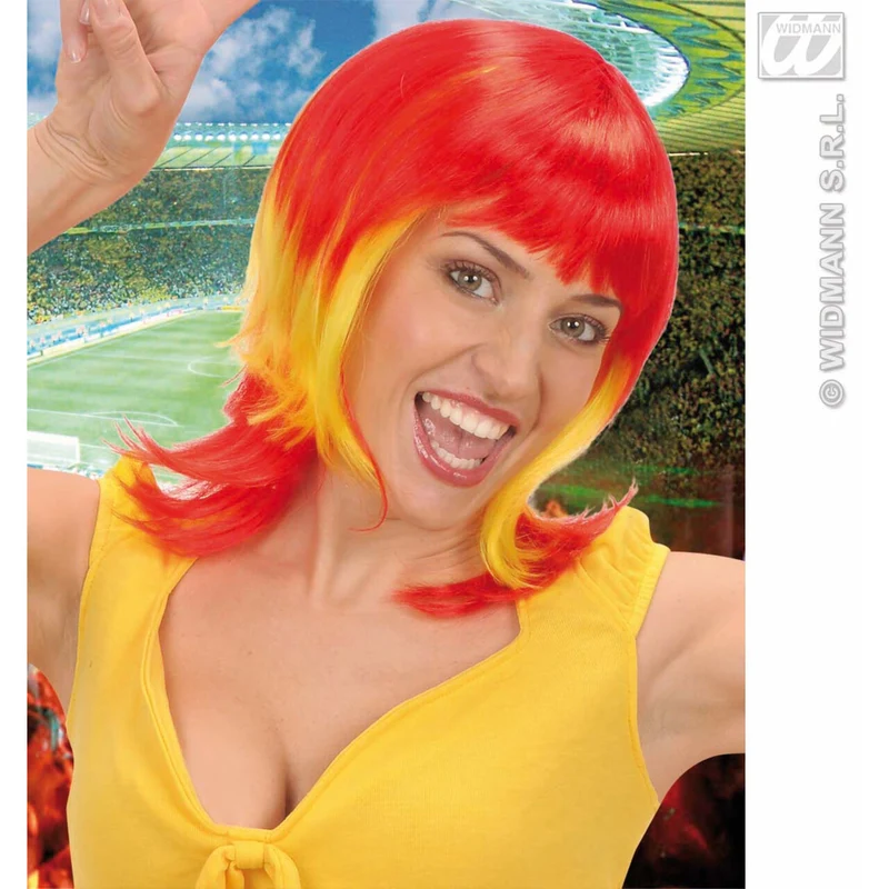 Pruik, Supporter Spanje Vrouw