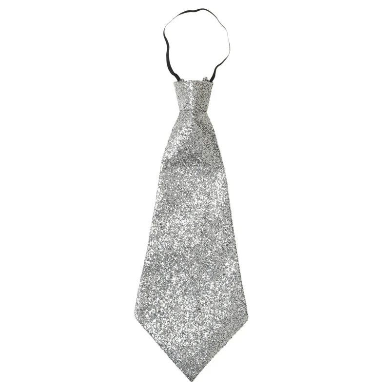 Stropdas Lurex, Zilver