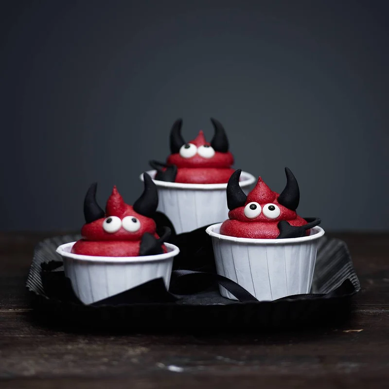 duivelse cupcakes