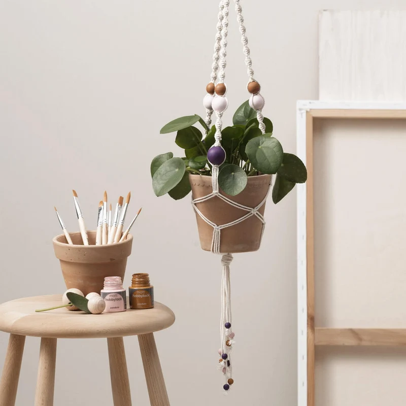 macramé plantenhanger