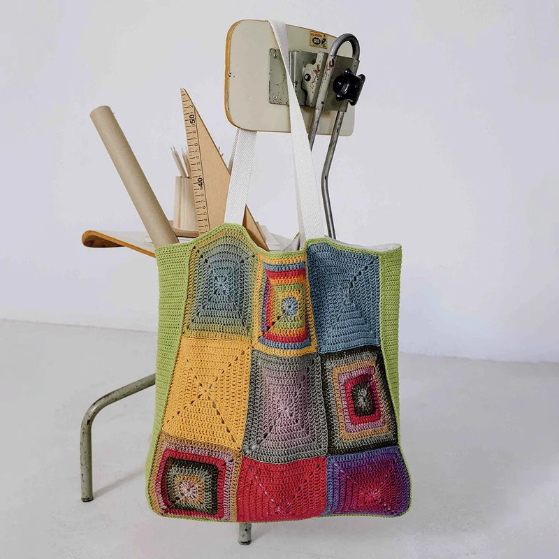 een Katia Fair Cotton Granny tas