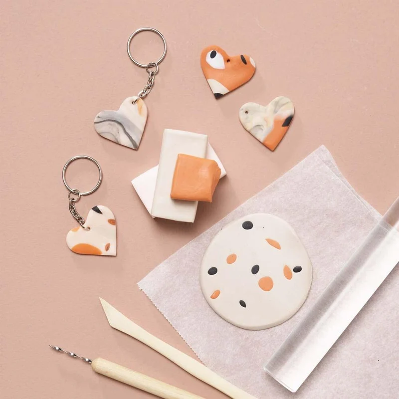 terrazzo sleutelhangers