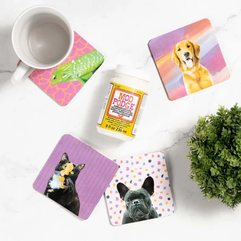 decoupage onderzetters