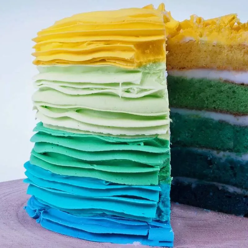 ombre taart