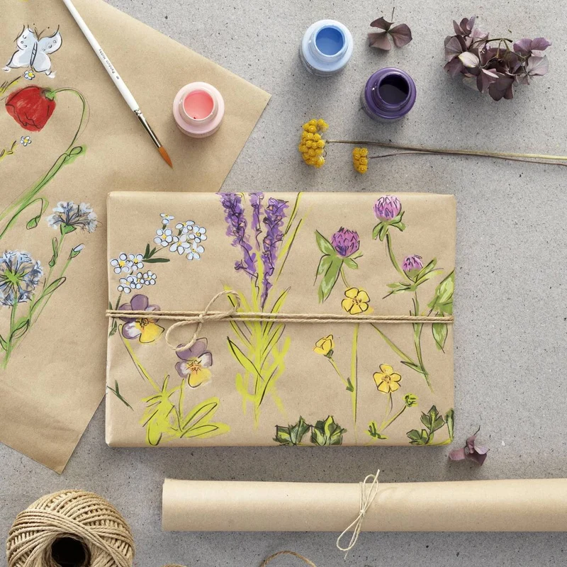 fleurig cadeaupapier