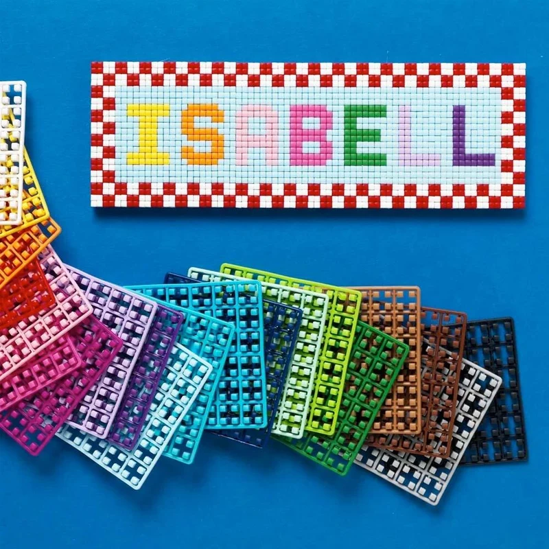 een pixel naamplaatje