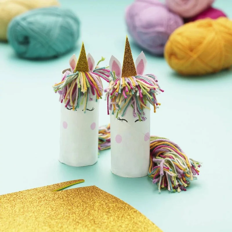 unicorns van wc-rollen