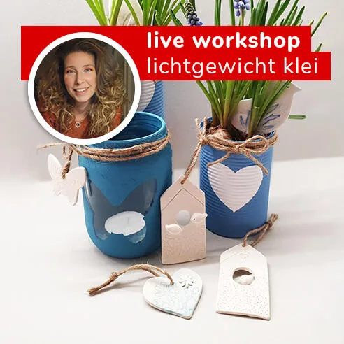 paashangers van lichtgewicht klei (met Miranda)