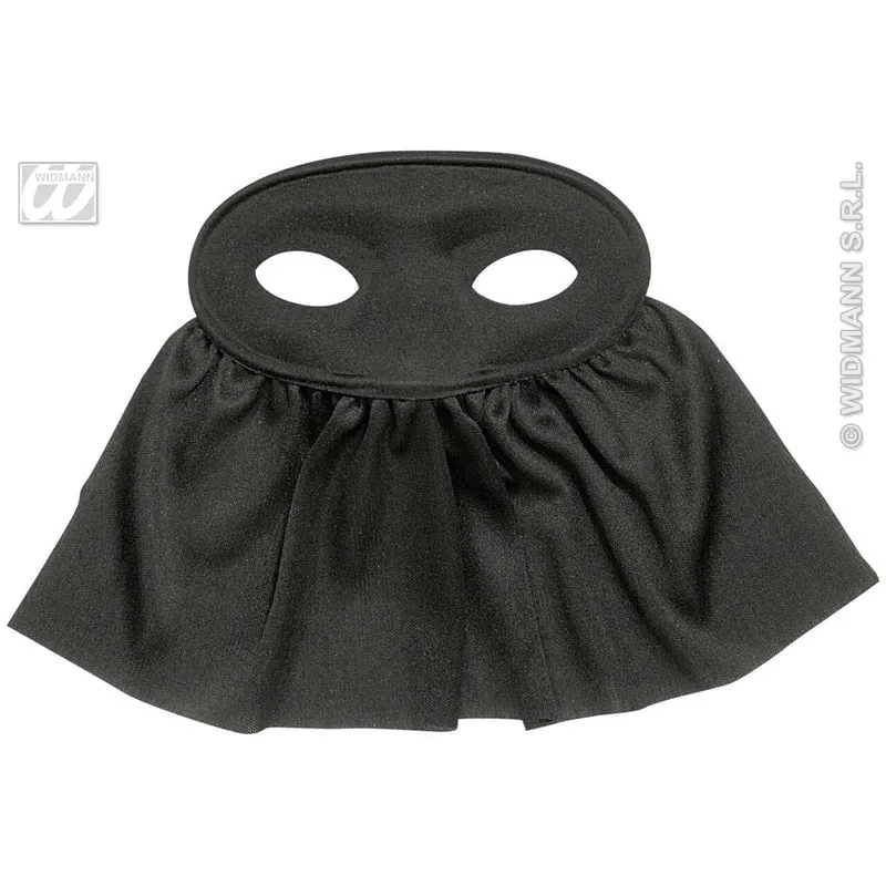 Oogmasker Zwart Met Sluier
