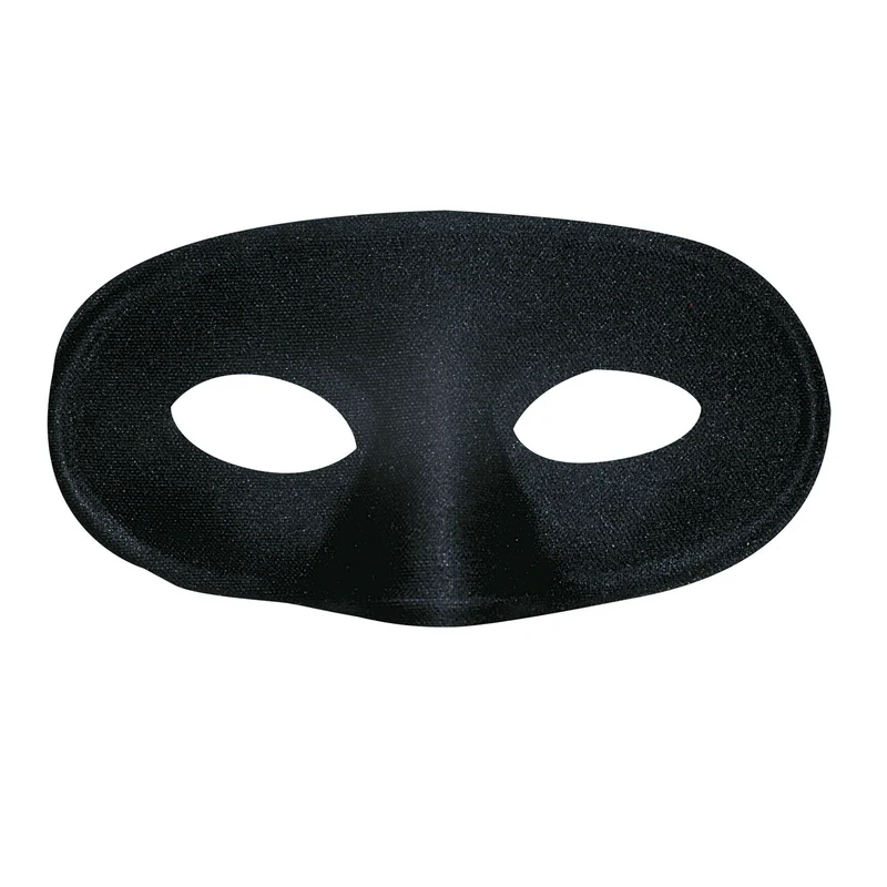 Ovaal Oogmasker, Mascherina Zwart Kind